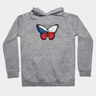 Czech Flag Butterfly Hoodie